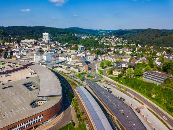 Luftansicht auf Gummersbach